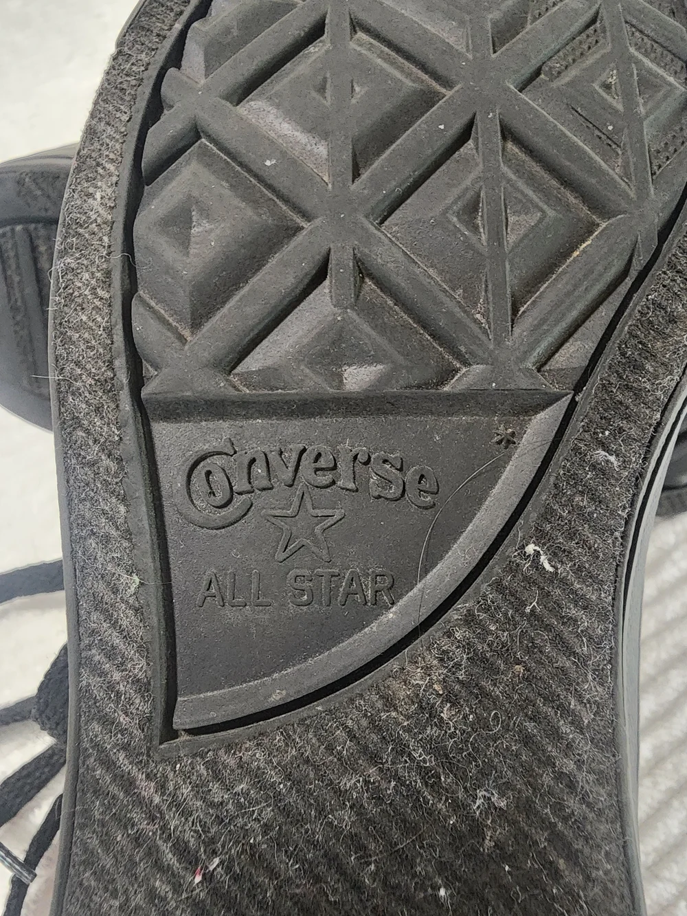 Converse Black Interior Tag Sneaker Detail - Picture 4 of 11